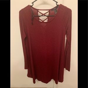 Long Sleeve Swing Dress